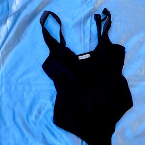 Shaping skin tight leotard